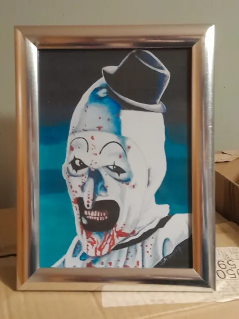 Art The Clown The Terrifier Horror Framed Picture