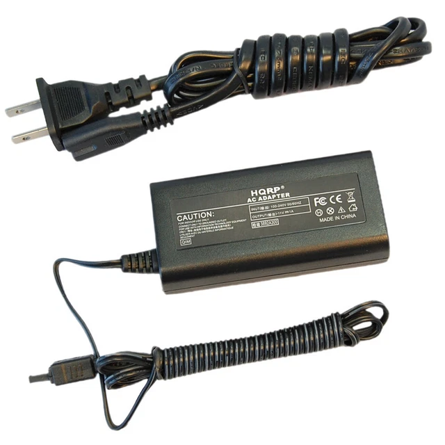HQRP AC Adapter Charger for JVC Everio GZ-MG37 GZ-MG37U GZ-MG365 GZ-MG630