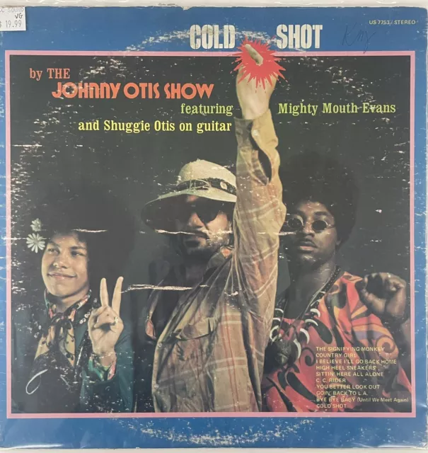 Johnny Otis Cold Shot LP Vinyl Record VG ft. Shuggie Otis Mighty Mouth Evans ￼UN