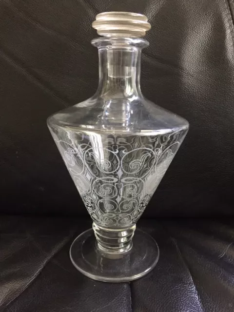 Ancienne carafe cristal de St Louis modèle Lisieux