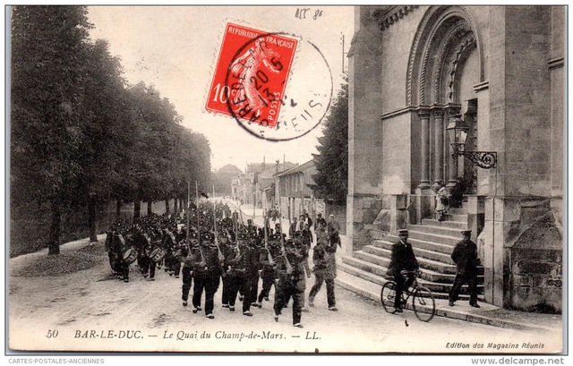 55 BAR LE DUC - le quai du champ de mars