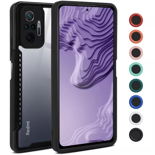 Hülle für Xiaomi Redmi Note 10 Pro Handyhülle Kameraschutz Hybrid Case Cover