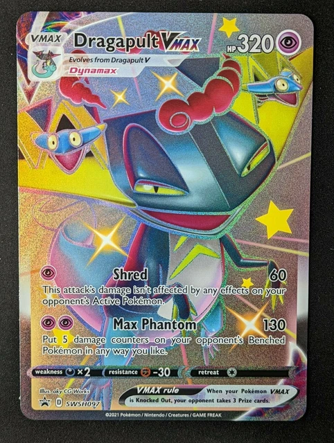 Pokemon - Carta Singola Dragapult VMAX - SWSH097 - Shining Fates - Full Art Black Star Promo