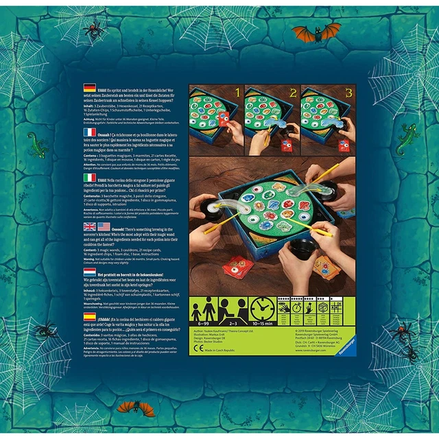 Ravensburger 20517 Hocus Pocus Kinderspiel Hexenküche Kinder Spiel Game for Kids 3