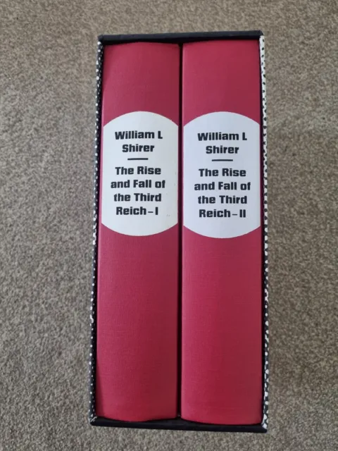 The Rise And Fall Of The Third Reich, Volumes 1 & 2, Folio Society, Hardcovers