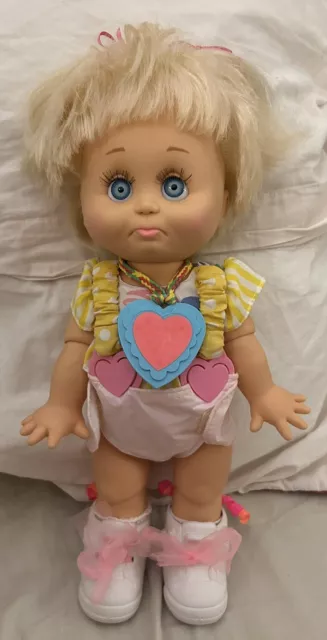 1990 Galoob Baby Face So Sorry Sarah Doll With Original Clothes