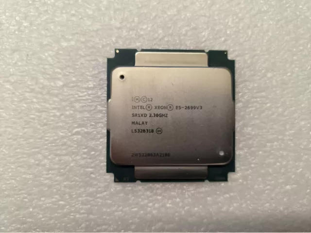 Intel Xeon E5-2699 v3 Sockel 2011-3 18-Core 36 threads 2,30GHz/45M SR1XD CPU