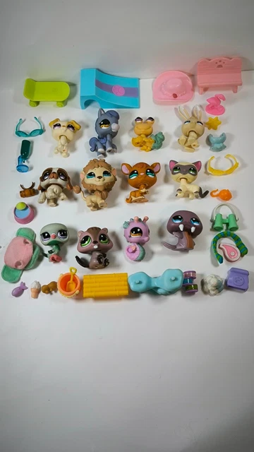 LITTLEST PET SHOP # 1108 1119 1116 Masked Cat AROUND THE WORLD PETS - 86 EUR 90,00 - FR