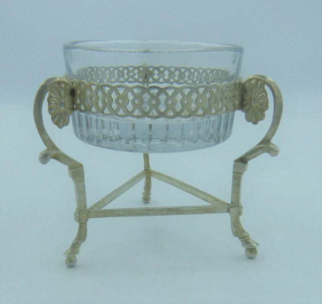Saleron Christofle cristal et argent
