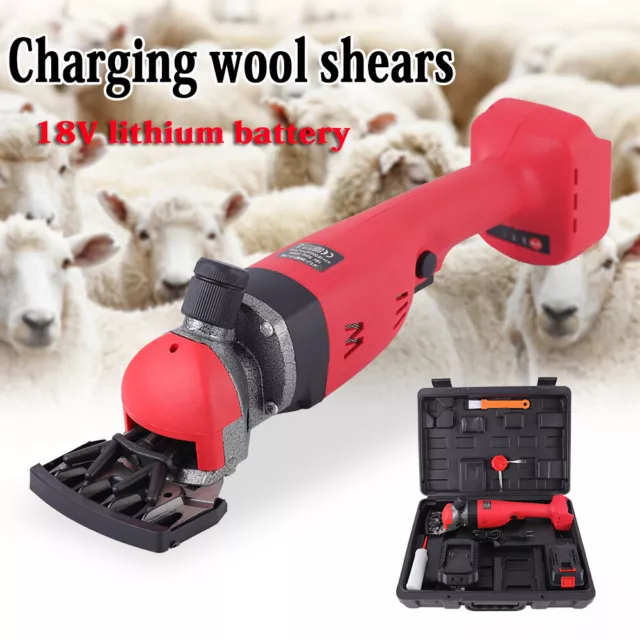 Electric Sheep Goat Shears Cutter Grooming Shearing Alpaca Wool Clipper Trimmer