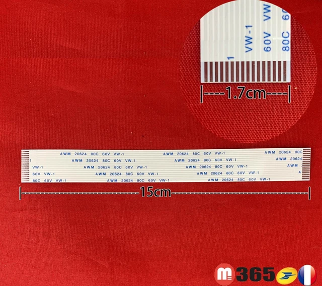 NAPPE 6 Pins (connecteur En Opposé Face) Cable Standard 20cm Largeur 0 - Foto 8