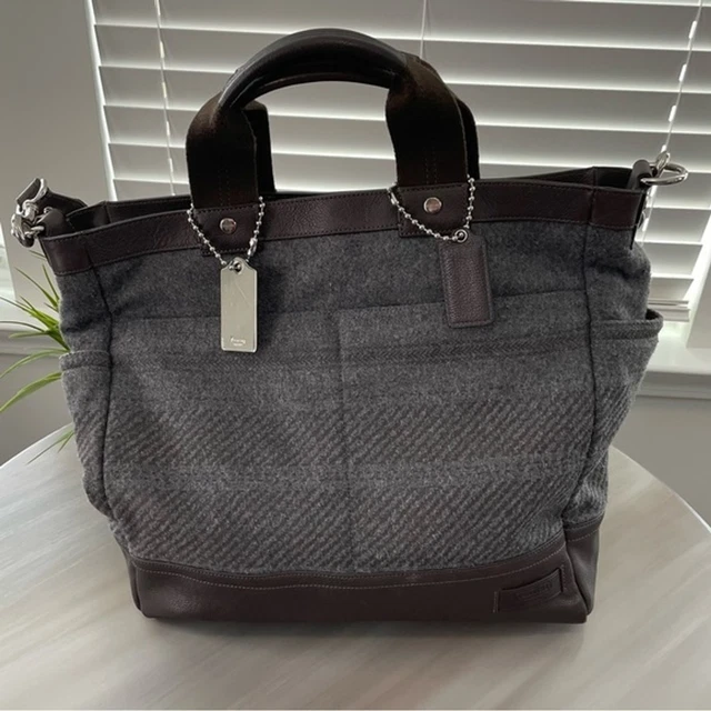 Coach Wool Utility Tote Bag Style G1182-70531