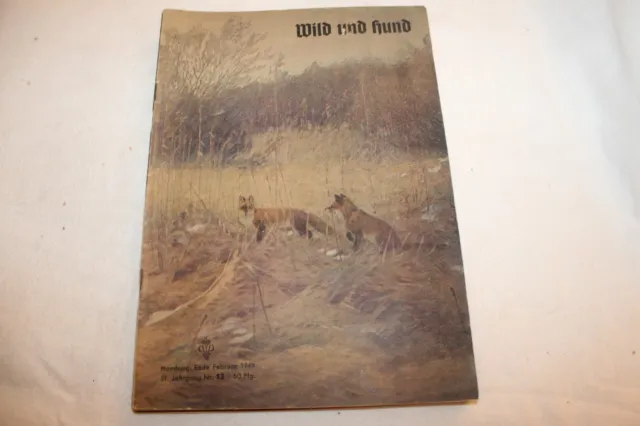 Wild Und Hund 1949-Heft