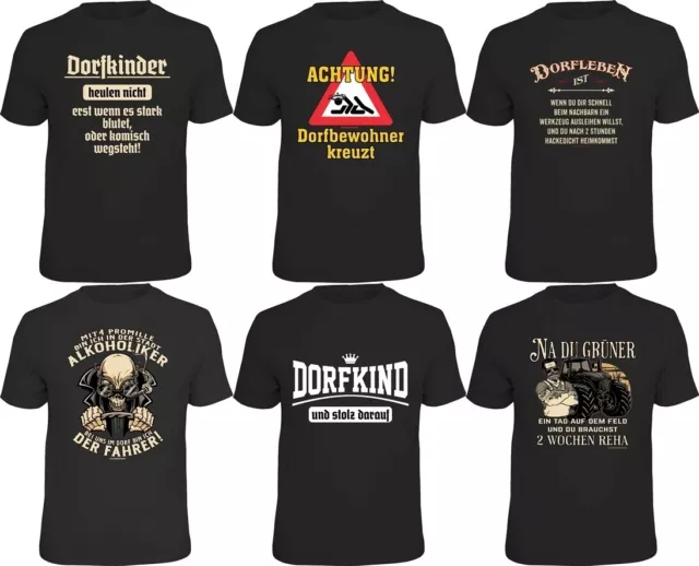 Dorfkind T-Shirt Divertenti Regalo per Uomini Villaggio Detto T-Shirt