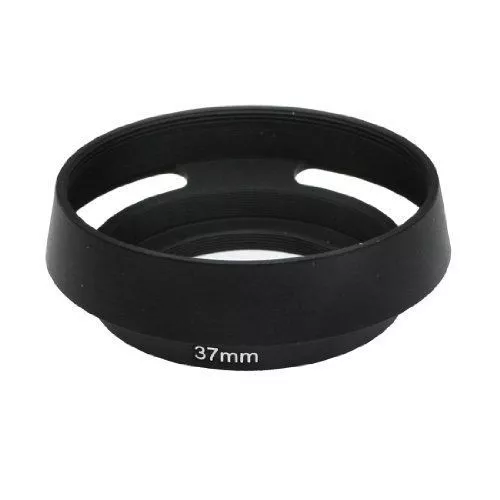 37mm Black Screw Mount Metal Hood for Leica 37mm Summicron Elmar Lens