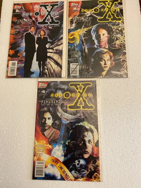 The X-Files "Firebird Series"  (3 Volume Set) Topps Comics