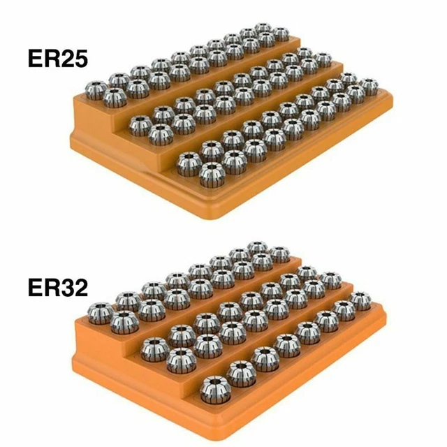 Collet Storage Box Plastic-Cnc Machining Center Chuck Finishing Equipment Rack