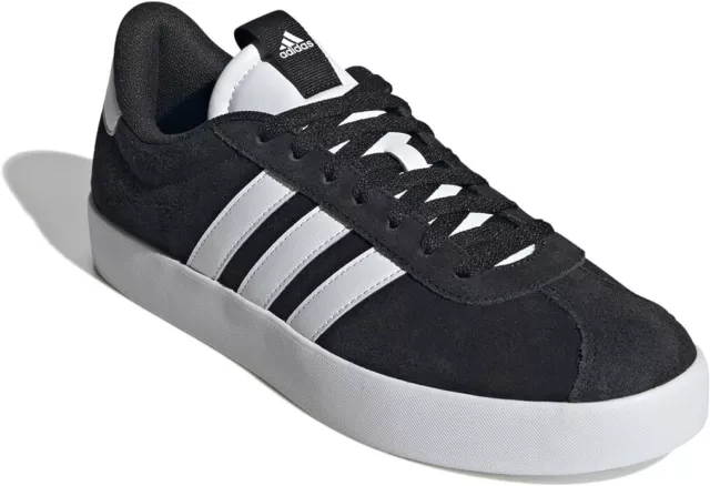 Scarpe da ginnastica uomo Adidas VL Court 3.0 Sneakers camoscio nero/bianco