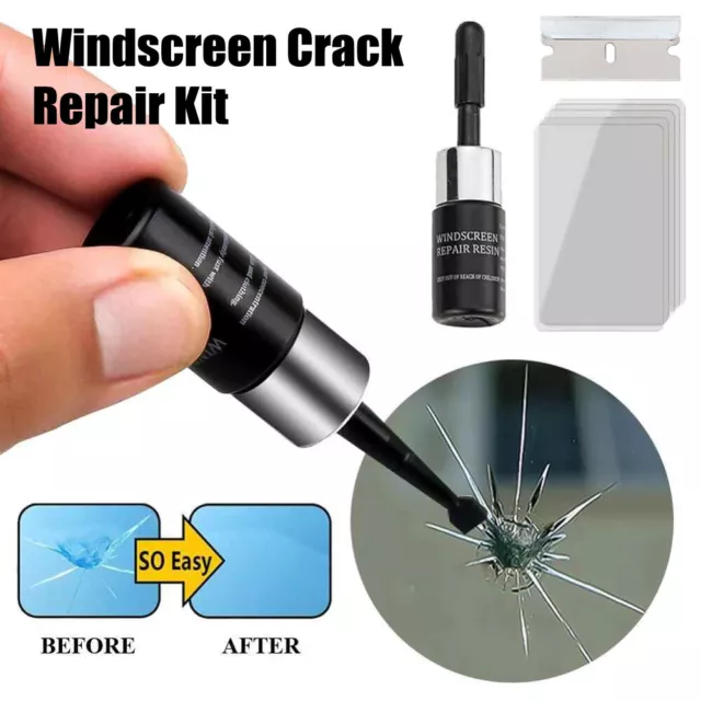 Automotive Glass Nano Repair Kit Fluid Fix Car Windshield Resin Chip Crack Tool