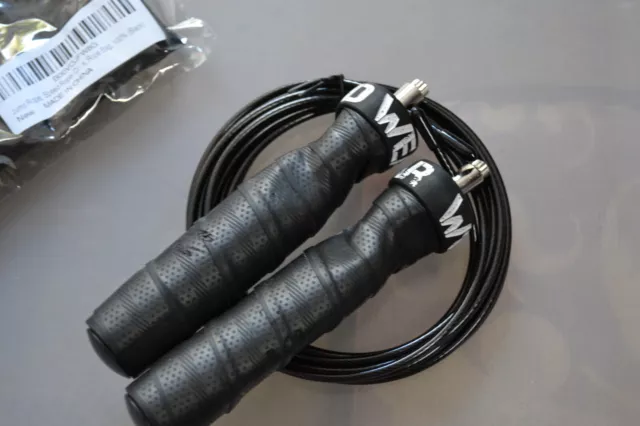 WOD Wear, Jump Rope, Speed Rope, Work Out, Cross Fit, W/ Nylon Bag, Training,NEW