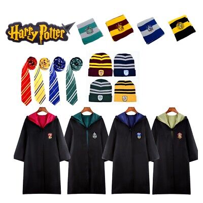 Harry Potter Children Adult Robe Cloak Gryffindor Slytherin Cosplay Costume