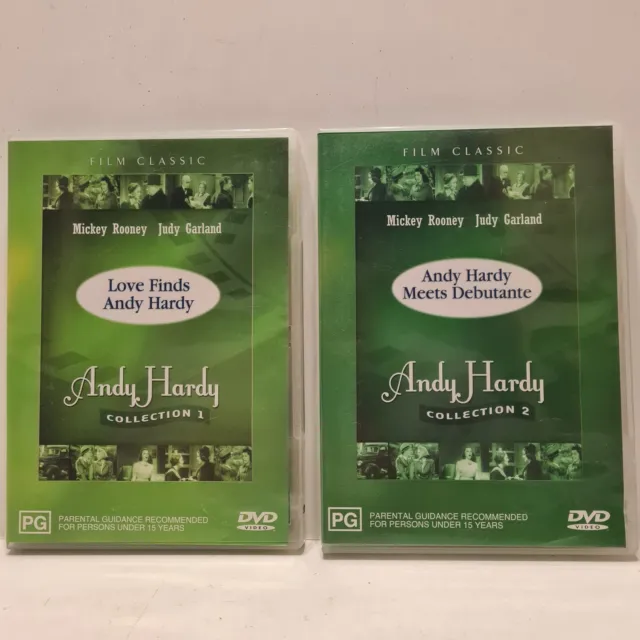 Andy Hardy Collection 1 & 2 DVD Mickey Rooney Judy Garland Debutante Love Finds