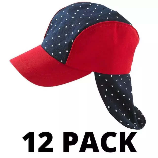 Job Lot Car Booter Wholesale Bundle Girls Summer Baseball Caps Legionnaire Pk 12