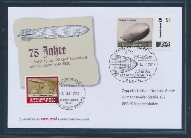 123a) Zeppelin NT,  75 Jahre 1.Aufstieg LZ 130 2013