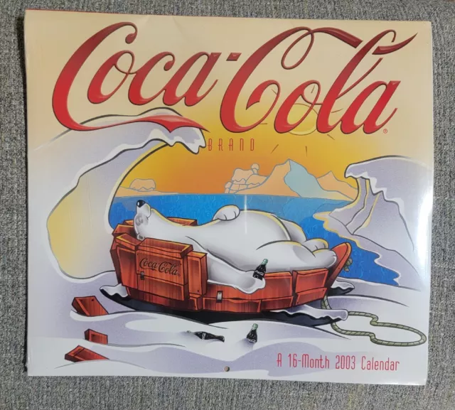 Coca-Cola Brand 16 Month 2003 Calendar Sealed Collectors