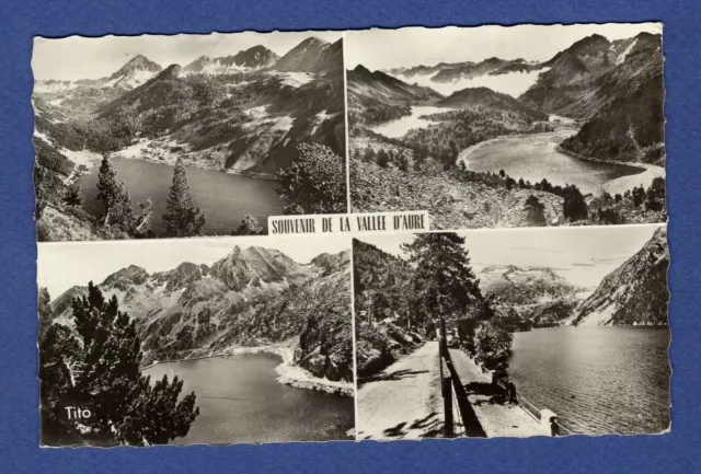 Bi /Carte postale CPA->/ Hautes-Pyrénée  / La Vallée d'Aure Lacs de l'Oule... 65