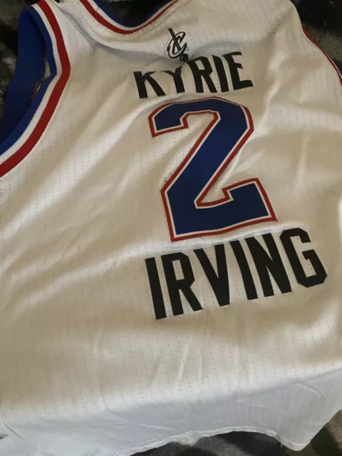 Kyrie Irving - Cleveland Cavaliers - Game-Worn '1974-80 Hardwood Classics'  Jersey - 2015-16 Season
