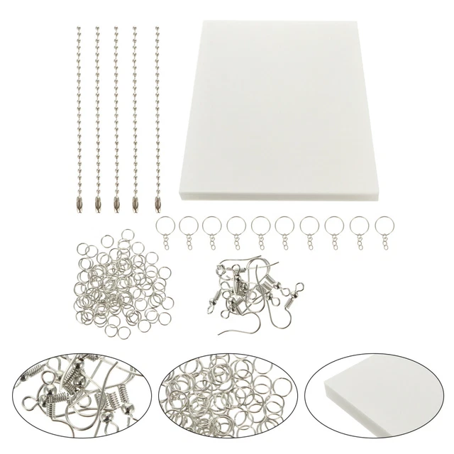 Kit Plastica Termoretraibile 218 Pezzi - Per Creare Portachiavi, Orecchini E Accessori Fai Da Te - Foto 4