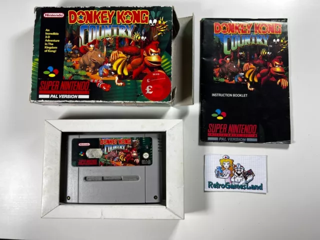 Donkey Kong Country - RARE Variation   - PAL UKV - Super Nintendo SNES