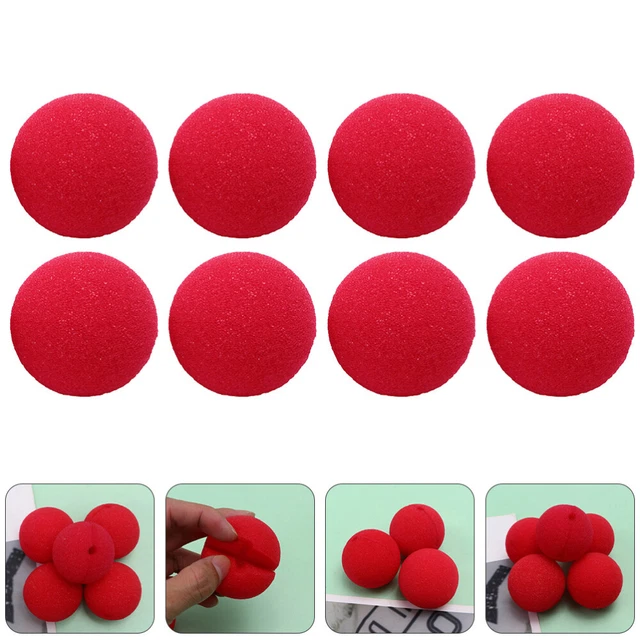 40 Pcs Clown Nose Ball Christmas Decorations Clown Noses Accessories Child