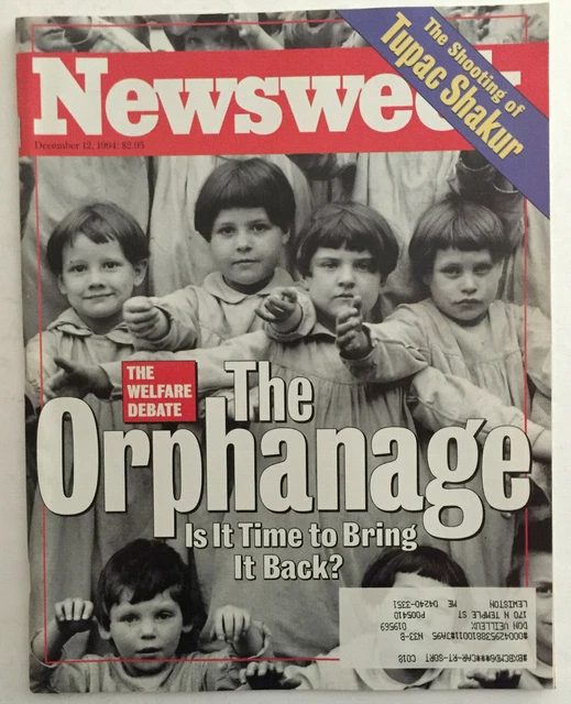 Newsweek December 12, 1994 The Orphanage Plus Shooting Of Tupac Shakur
