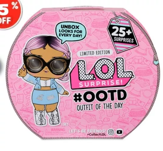 LOL Surprise Holiday Advent Calendar Outfit Of The Day OOTD Doll 25+ Surprises