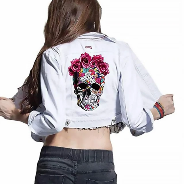 TOPPA TERMOADESIVA MODA CUSTOM PATCH BRAND ABBIGLIAMENTO APPLICAZIONE