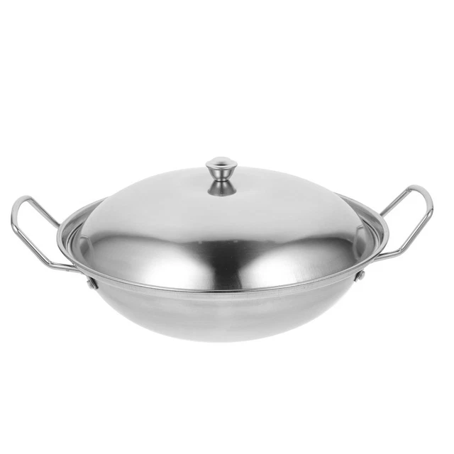 Sartén para freír sartén para freír olla para cocinar tapa espaguetis