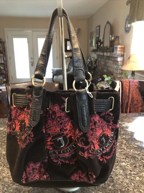 Juicy Couture Velvet Shoulder Bag, Women's Fashion, Bags & Wallets,  Shoulder Bags on Carousell