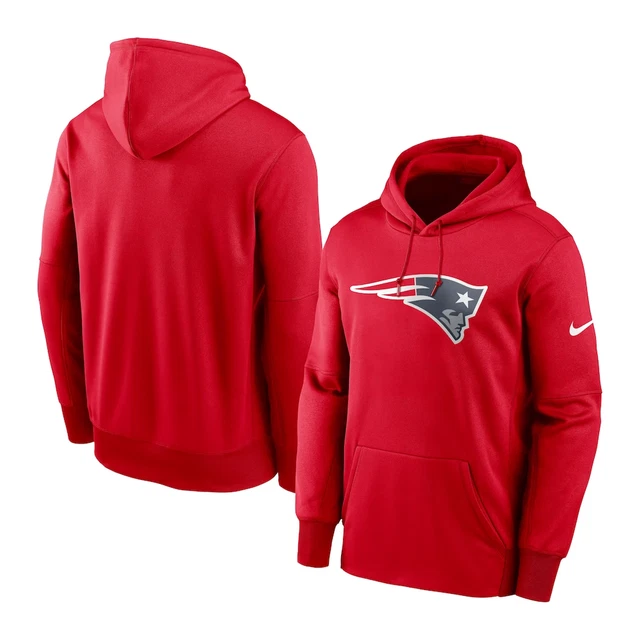 Felpa con cappuccio New England Patriots (taglia 2XL) uomo Nike NFL stampa logo - Nuova