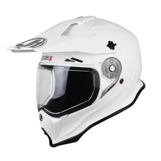 Just1 J14 Solid Carbon Helmet White Matte Large L 607329028100005 Motorcycle