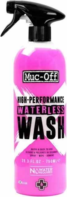 Muc-Off Pulitore a secco spray auto lavaggio auto waterless ad alte prestazioni 750 ml