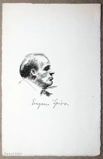 Eugen Spiro 1874-1972 Bronislaw Hubermann Geiger signiert Ausstellung publiziert 3