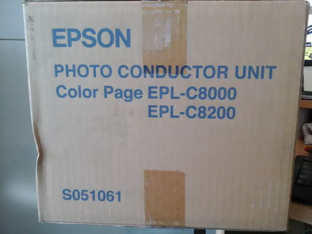 Genuine Epson S051061 Photoconductor Unit EPL-C8000 EPL-C8200 Sealed VAT Inc