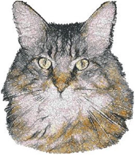 Embroidered Fleece Jacket - Siberian Forest Cat AED14577 Sizes S - XXL