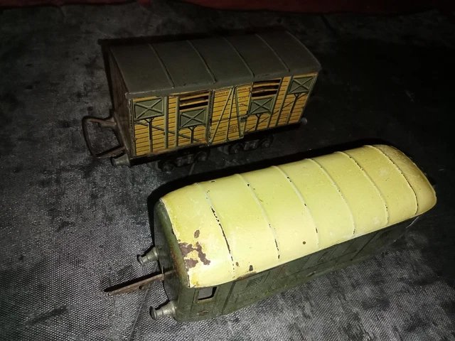 Lot De 2 Wagons Jep échelle O (1/43) – Voir Photos – Occasion