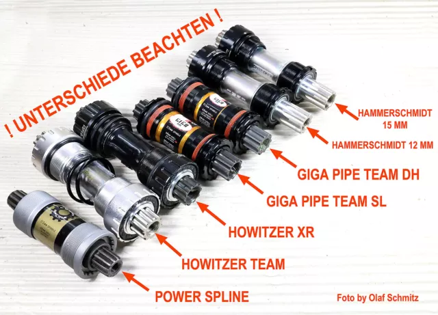 Sram Truvativ Power Spline Innenlager Achslänge 108 mm 68 mm BSA Gewinde 2