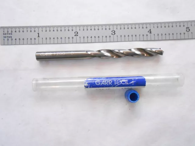 New Garr Tool Usa 5Xd Letter "D" (.246") X 2" Fl X 3-1/4" L Solid Carbide Drill
