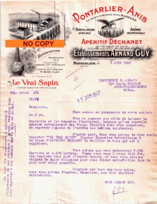 Beau document  du 11/07/1933 Ets FAC Cognac 16 