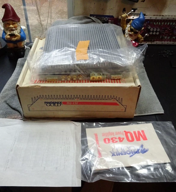 Rare Old School Phoenix Gold Mq-430 4 Channel Amp New In Box Never Used